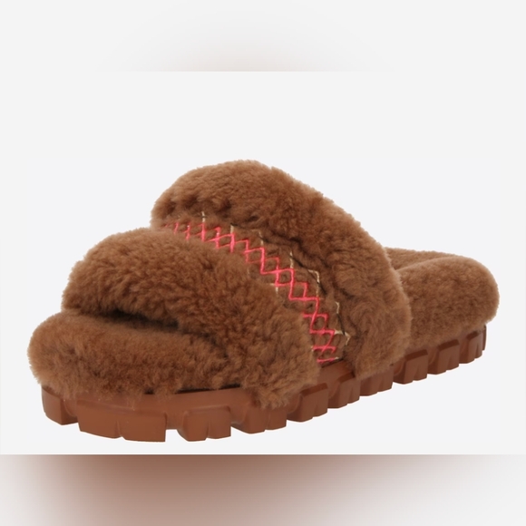 UGG Women's size 12 Cozetta Braid Embroidered Wool Slippers - Picture 5 of 16